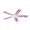 Triangles Berries - Ceiling Fan Skin Kit fits most 42