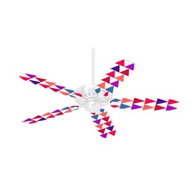 Triangles Berries - Ceiling Fan Skin Kit fits most 42 inch fans (FAN and BLADES SOLD SEPARATELY)