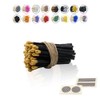 2” Inch Long Wooden Refill Matchsticks with Strike Stickers -