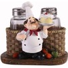 Salt Shaker,Chef Statue Salt Pepper Bottle Holder Ornaments Home Decor