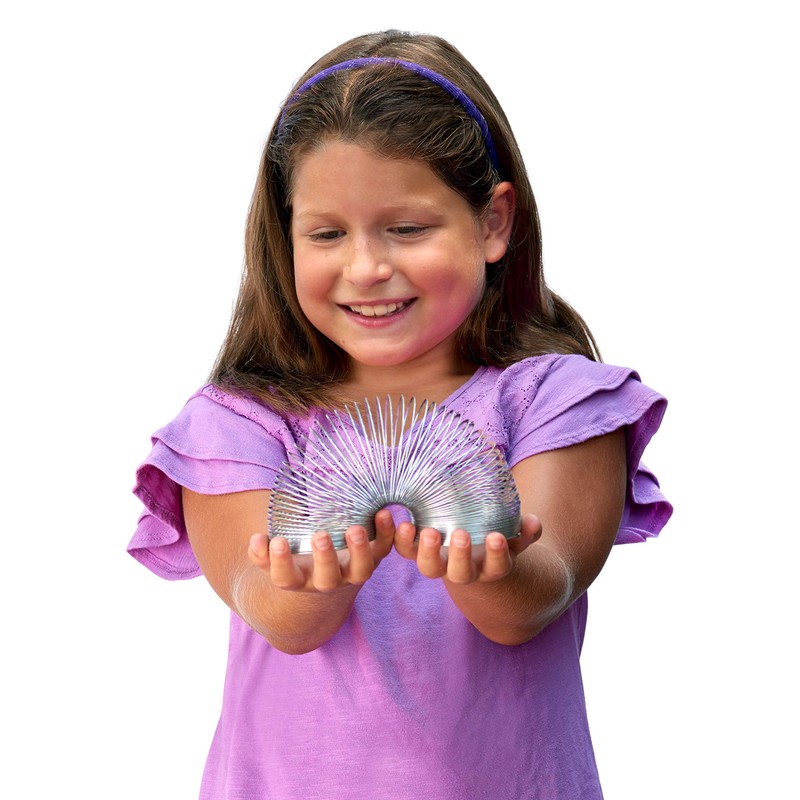 The Original Slinky Walking Spring Toy, 2.75-inch Diameter Metal Slinky,