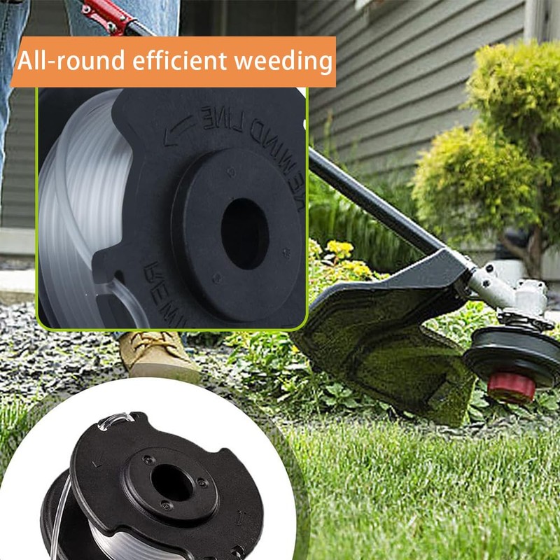 Replacement Spool Grass Trimmer Line, Pack of 2, Compatible with