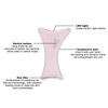 LED Electric Gua Sha Board USB Vibration Heating Scraping Massager