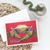 Caroline's Treasures Crab Seafood One Greeting Cards Pack of 8