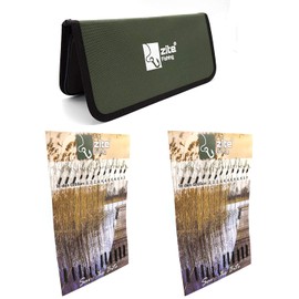 Zite Fishing Stiff Rig Wallet Set Including 24 Boilie Rigs - Carp Leaders #2-8 + Rig Board Leader Bag