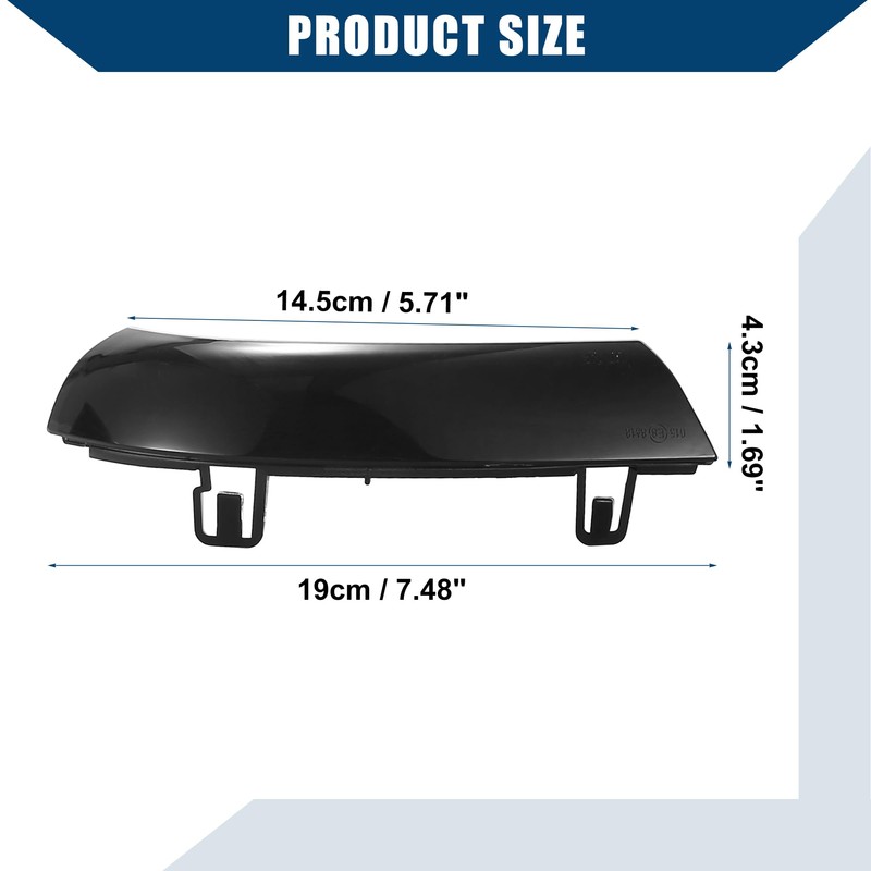 Hihaha Side Mirror Turn Signal Indicator Dynamic Sequential LED Light/Front
