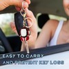 FSTURIOS Car Keychain, 3D Cooper Car Model Key Chain Decorated