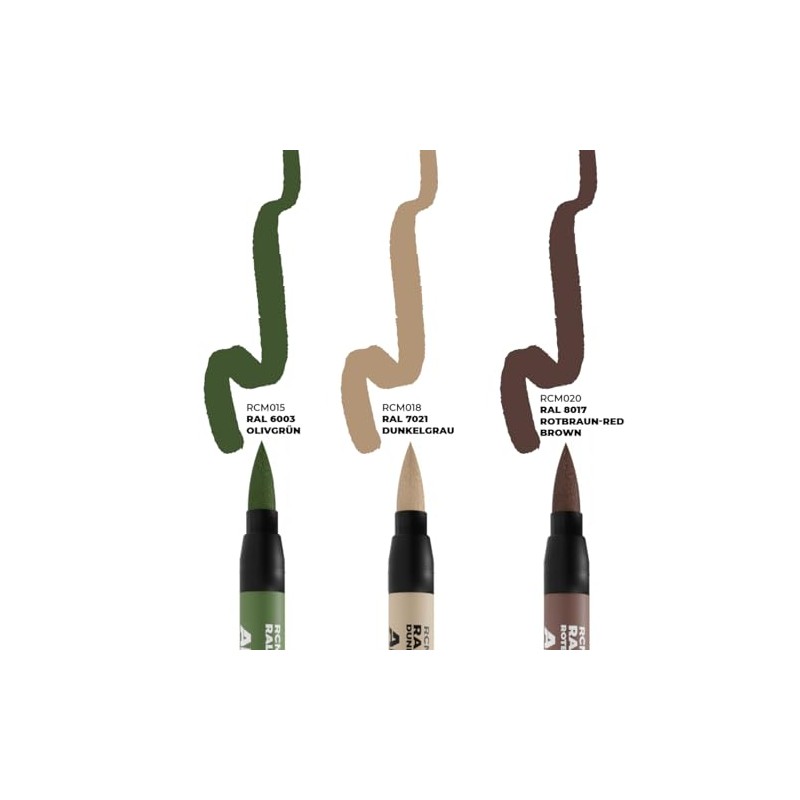 AK Real Colors Marker Set RCM108 Late German AFV CAMO