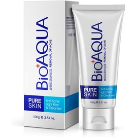 Espuma Limpieza Facial Limpiador Facial de Arroz Orgánico Natura Limpieza Profunda, Nutritivo, Suavizante, Blanqueador, Espuma Anti Acne (Pure Skin)