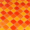 Glass Mosaic Tiles Red Orange Yellow