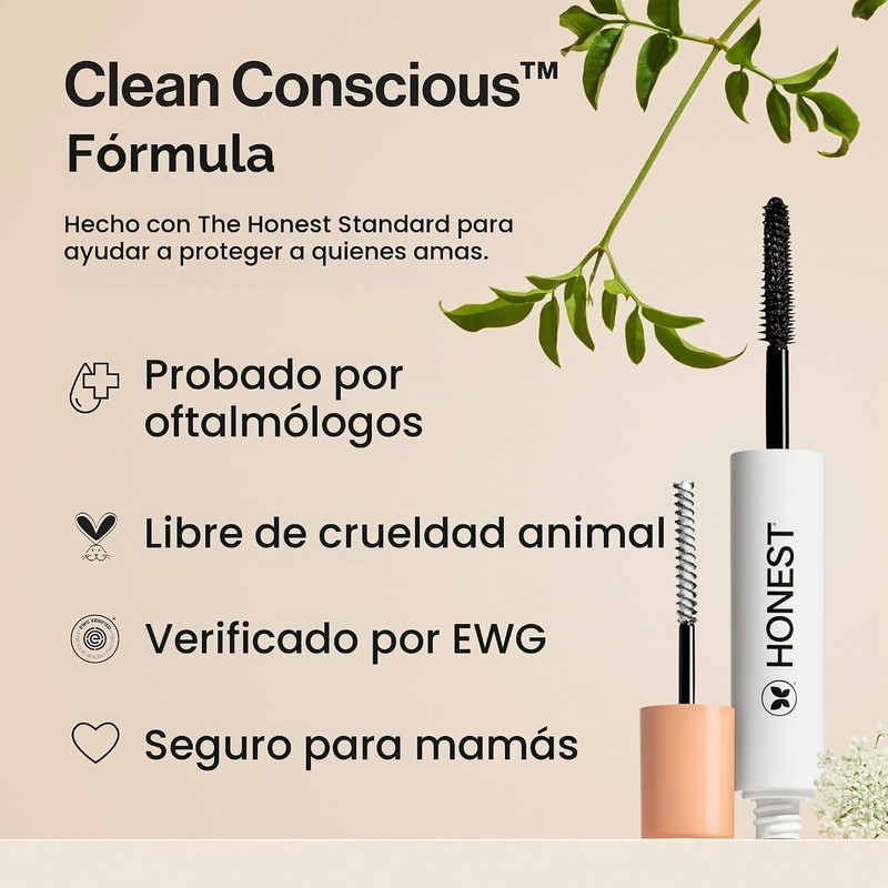 The Honest Company Extreme length mascara y primer, 0.20 Fl