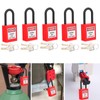 5 Sätze Lockout Schloss, Lockout Vorhängeschloss Lockout Tagout Schlösser Sicherheitsschloss