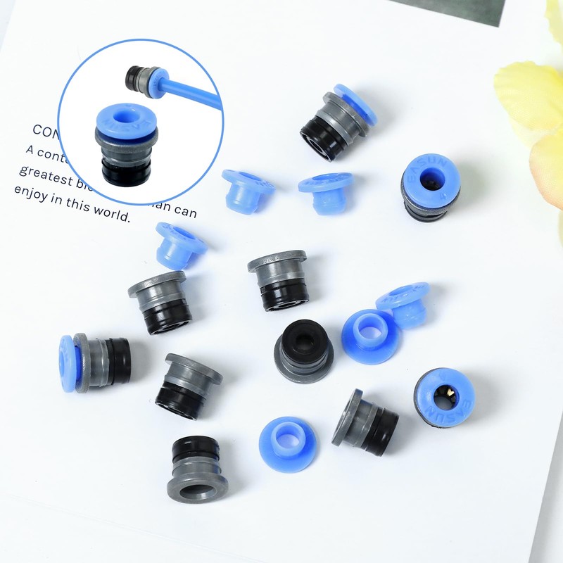 12 Pcs 3D Printer Pneumatic Valve Connector Head, PTFE ECAS04