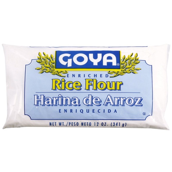 Goya Rice Flour, 12-ounces (Pack of8)