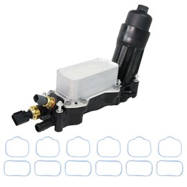 ZuneXino 68596318AB Engine Oil Filter Housing Assembly fit for Chrysler 200 300 for Dodge Challenger Charger for Jeep Cherokee Ram 3.6L, Replace OE 68310865AB 5184294AE 68105583AF