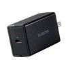 Elecom ACDC-PD1830BK PD Charger, 30 W, Compliant with USB-C x