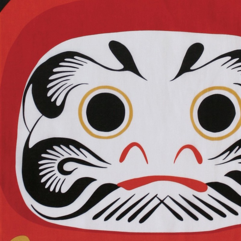 前田染工 大和絵 てぬぐい 達磨に桜