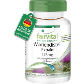 Standardized Milk Thistle Extract, Natural, Vegan, 80% Silymarin (420mg, 100 Capsules, Detox, Supports the Liver