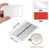 Stainless Steel Car Sun Visor Vanity Mirror, Unbreakable Rear View