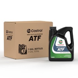 Castrol Heavy Duty Multipurpose Automatic Transmission Fluid, 1 Gallon, Pack of 3