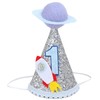 BASCT Outer Space Birthday Crown - Rocket First Trip Around