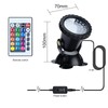 Lychee Waterproof Underwater Spot Lights, Remote Control Amphibious Change Color