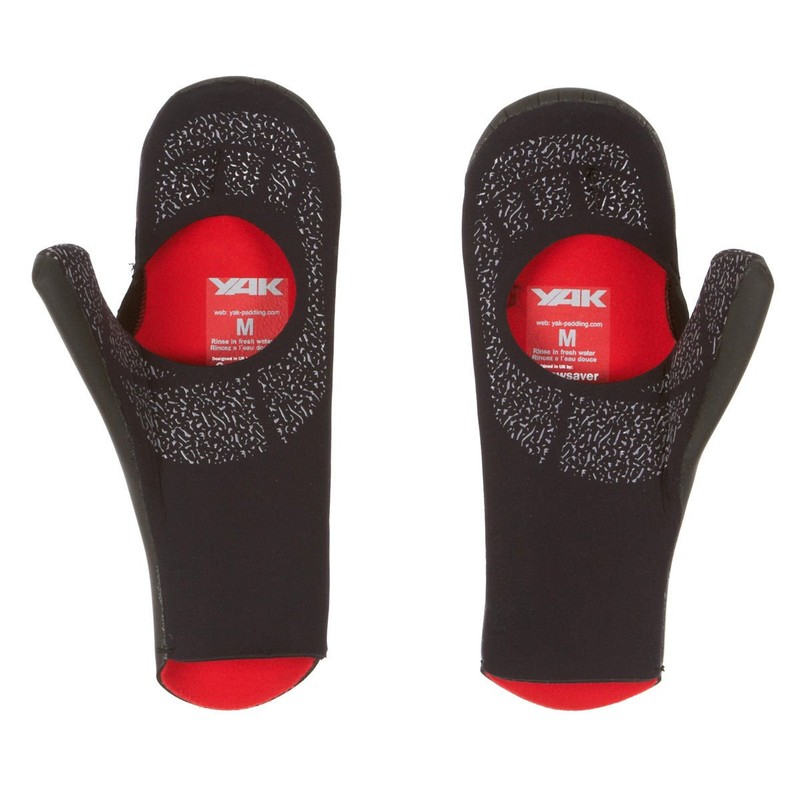 YAK OPEN PALM MITT BLACK XL