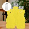 10PCS Plastic Honey Bear Bottle,12OZ Mini Honey Jars Party Favors