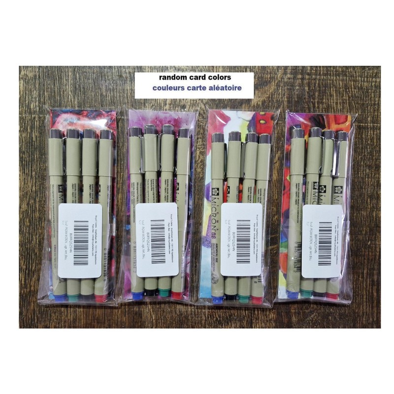 PIGMA MICRON Sakura 08th Set of 4 Colours - Red,