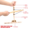 Single Vesion Emergency Gear Props Paulownia Material Outdoor Bow Drill