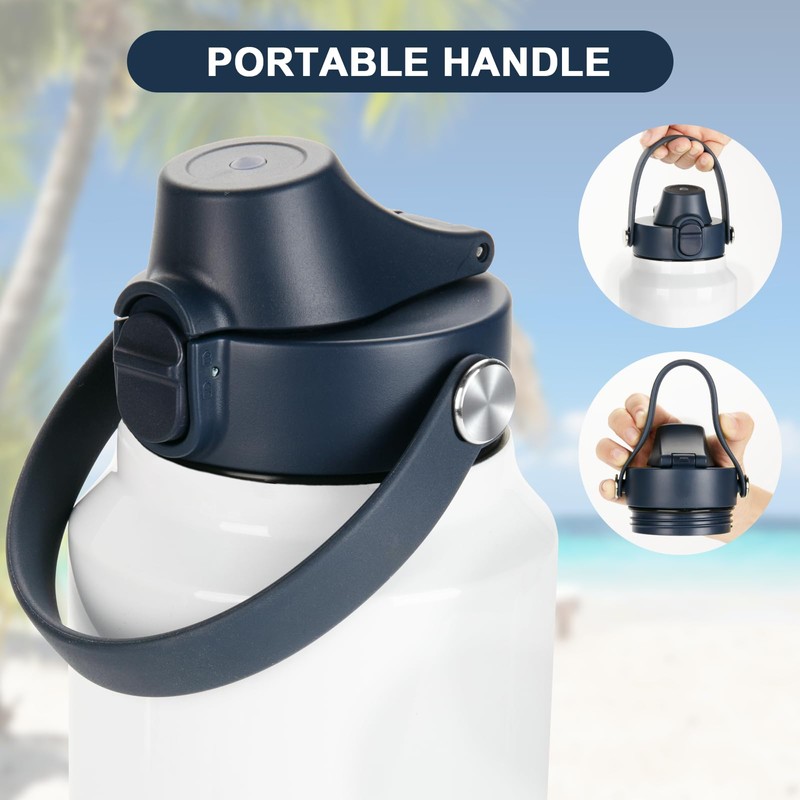 EIPOSAU Spout Lid for YETI Rambler Bottle, BPA Free, Ideal