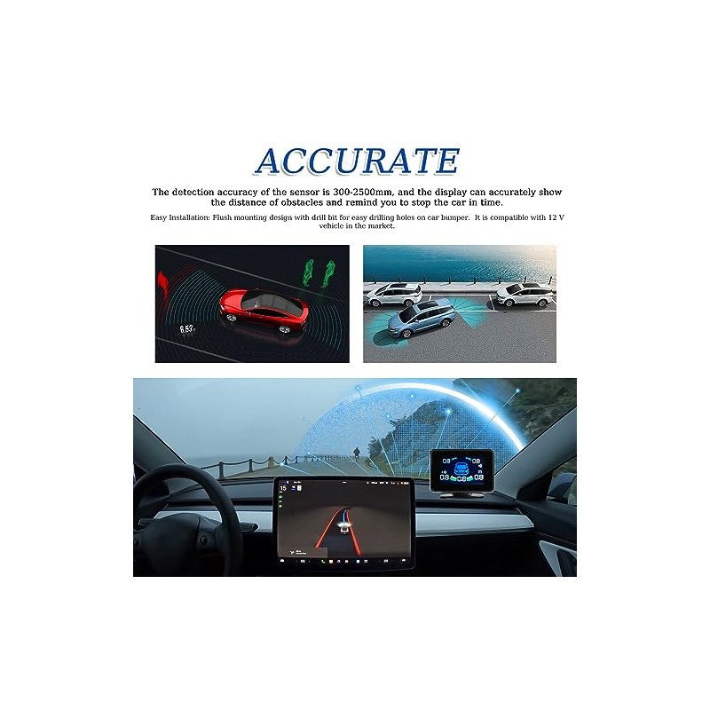 Shkalacar - Sistema de radar de sensor de estacionamiento de