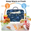 Clastyle Blue Plane Insulated Lunch Bag for Kids Boy, Airplane
