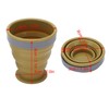 BTIHCEUOT Vasos Plegables, Vaso retráctil de Silicona de Viaje Ultrafino