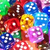 Giugio Set of 100 Dice Set, 6-Sided Dice Colourful Set,