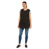 Ladies Plain With Matching Piping Tabard Apron Overalls Front Pocket