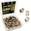 SAE 8-32 10-24 1/4-20 5/16-18 3/8 Inch-16UNC Rivet Nut Assortment