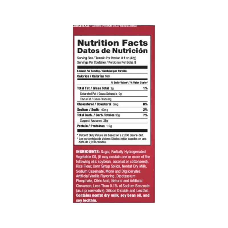 NATURA'S NATURA'S Horchata Instant Rice Drink 14 Oz Traditional -