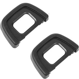 YRTIYO Eyepiece Viewfinders Eyecup Replace Nikon DK-23, Compatible for Nikon D7100 D7200 D300 D300s DSLR Camera (2-Piece)
