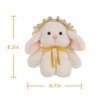 Apricot Lamb Picnic Lop-Eared Rabbit Plushies Stuffed Animals for Kids,