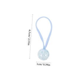 SAFIGLE 10pcs Hair Ties Set Unique Elastic Hair Bands for Everyday Wear and Styling Blue Color