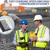 QXMH Solar Strobe Warning Light - Bright 360 Degree Solar