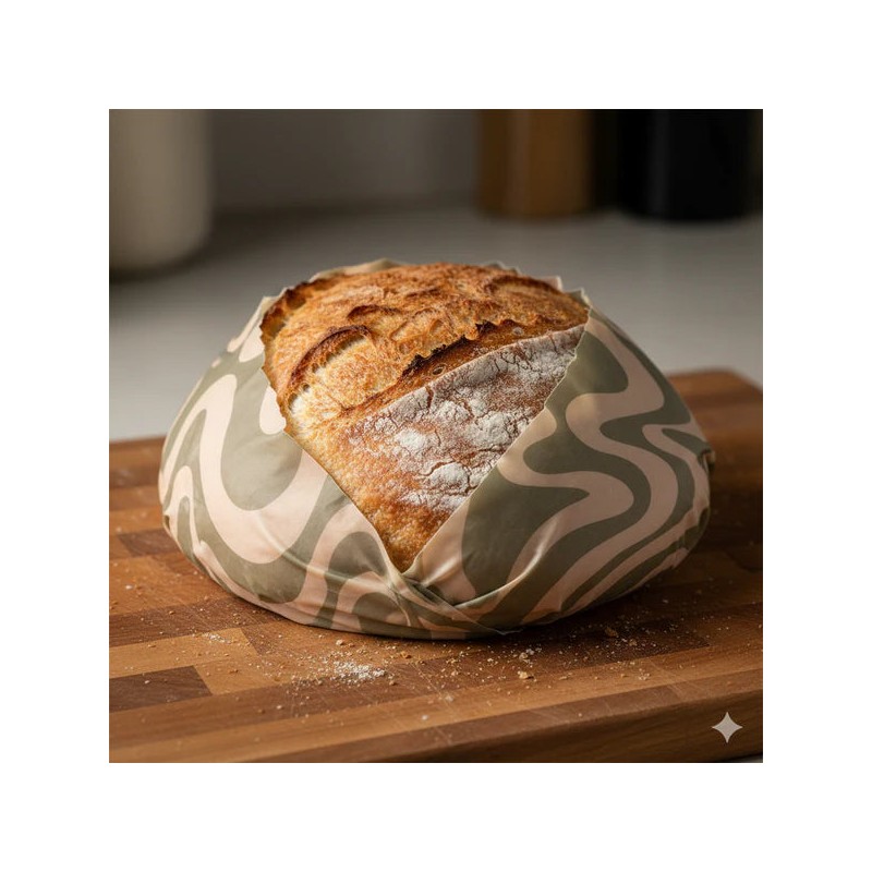 Honeybee Beeswax Bread Wrap (53cm x 45cm), Bread