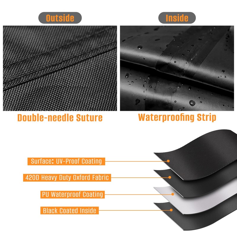 Cooler Cart Cover Waterproof,Heavy Duty 420D Oxford Fabric Fit for