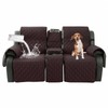 Loveseat Recliner Cover with Center Console, 100% Waterproof Pet Cover