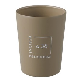 Bestco Tumbler Convenience Store Cup, Coffee Compatible, 12.8 fl oz (380 ml), Heat and Cold Retention, Vacuum Double Layer, Sheer Brown, NM-185