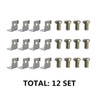 12pcs MHS012 Power Supply Fixing Bracket, Switching Power Supply Mounting