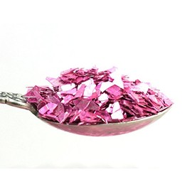 Meyer Imports Crushed Glass Glitter for Arts and Crafts - Broken Glass German Glitter for Resin Craft Art/Tumblers/Nail Art/DIY Jewelry Making Decoration - 1 OZ Jar - Pastel Rose