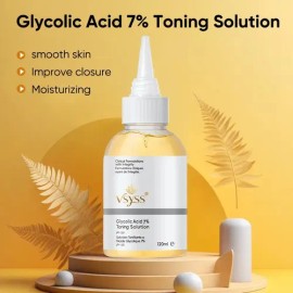 Vsyss Tónico Exfoliante Ácido Glicólico 7% Renovador Facial Todo Tipo De Piel Día/noche