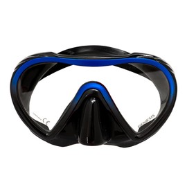 Genesis Scuba Realm Dive Mask - Ice Blue/Black Silicone